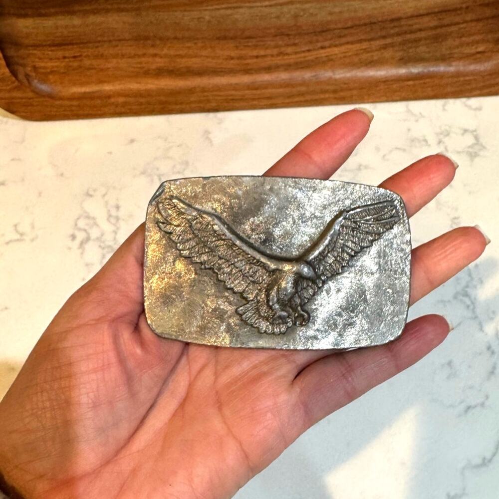 vintage The Great American Buckle Company 80s limited edition eagle belt buckle
